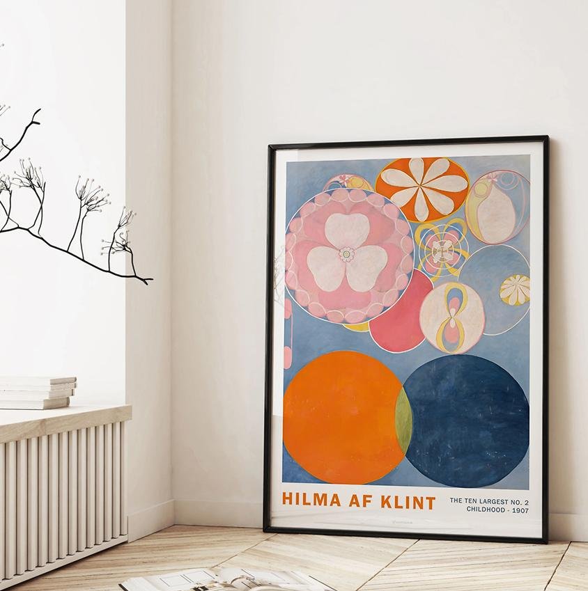 Hilma Af Klint plakat - The Ten Largest no. 2 - Childhood