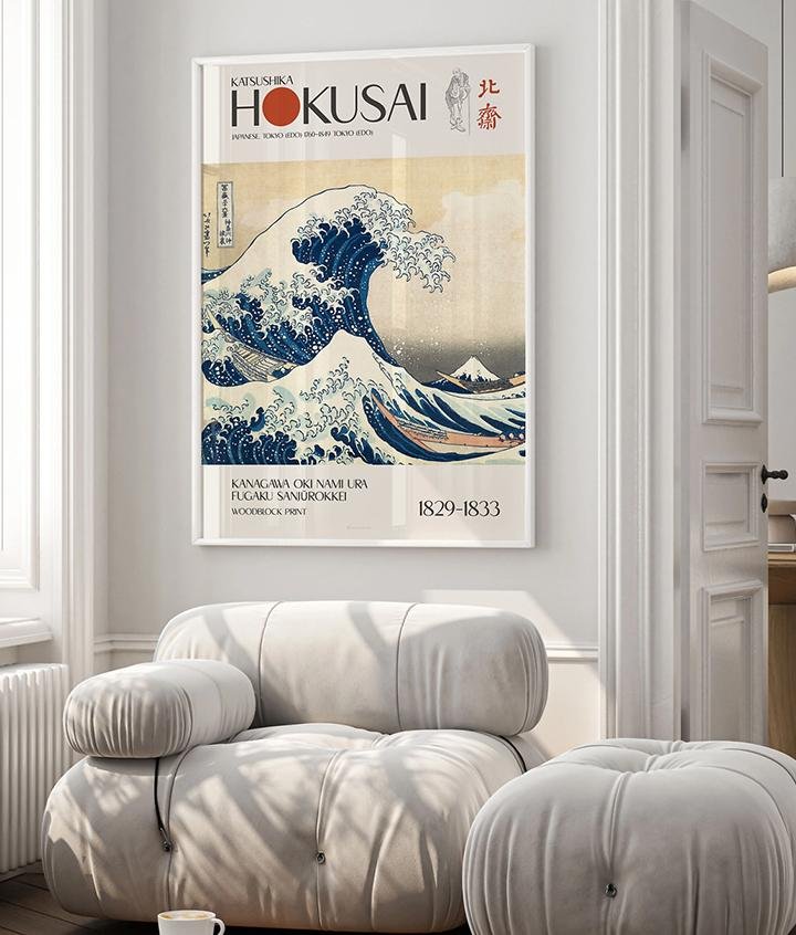 Katsushika Hokusai plakat - The Great Wave off Kanagawa