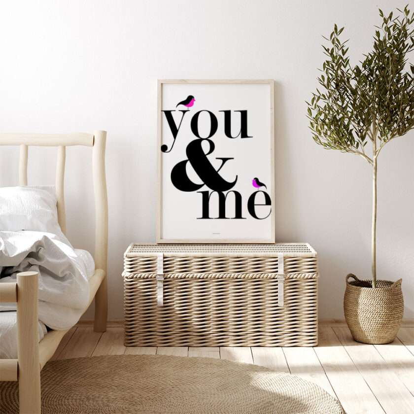 You and me - Birds plakat