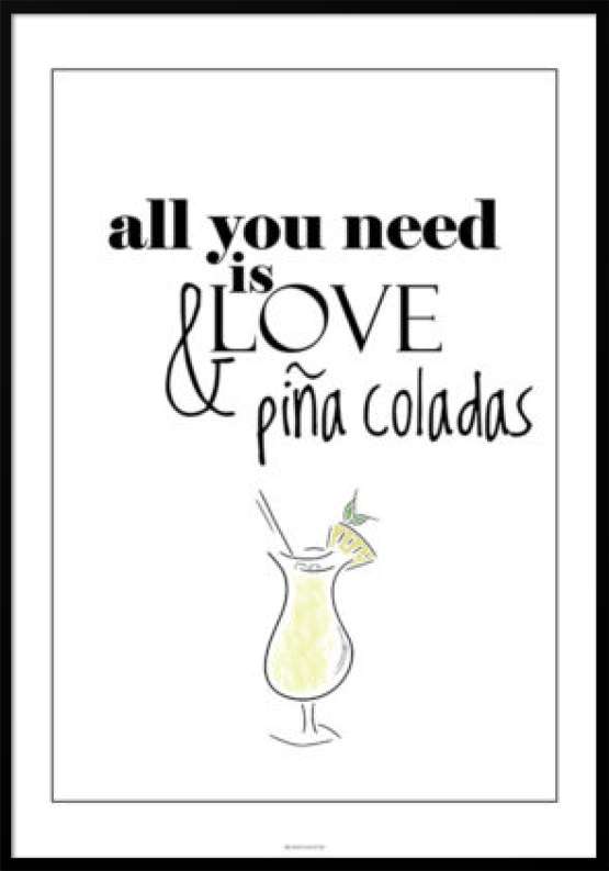 Drink plakat - Pina Colada