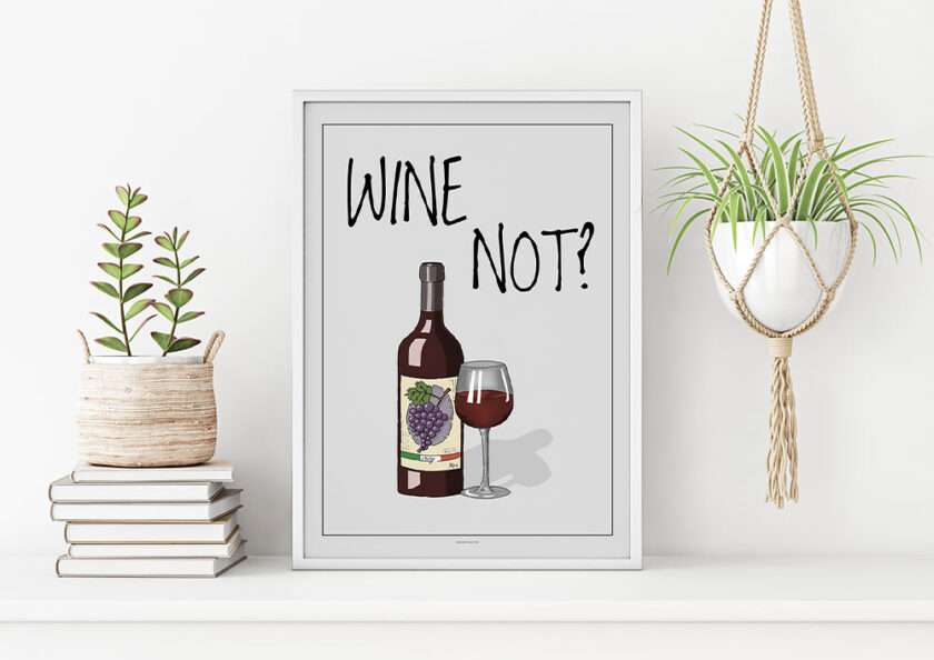 Vinplakat - Wine Not?