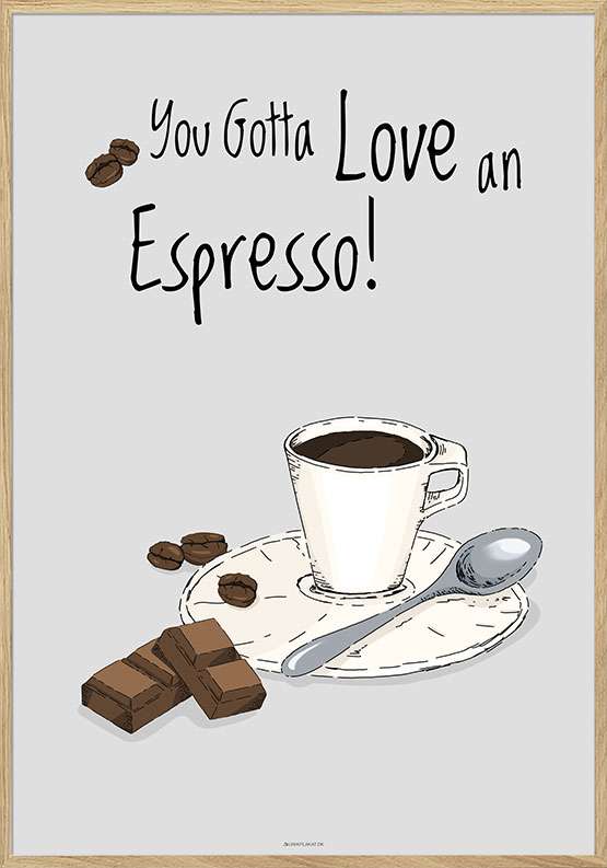 Kaffeplakat - Espresso