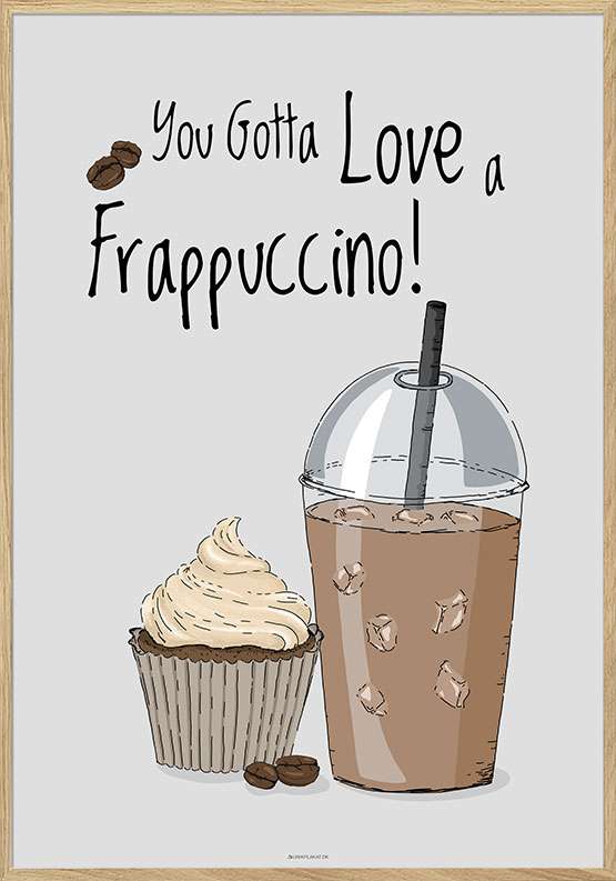 Kaffeplakat - Frappuccino