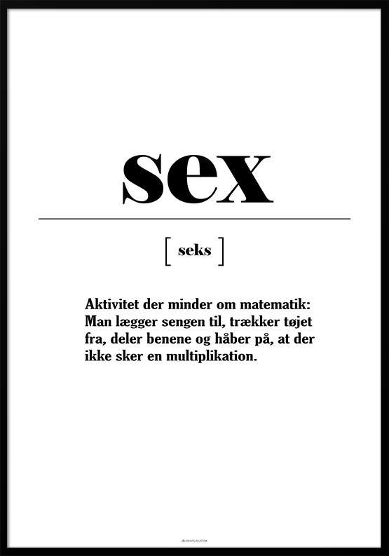 Sex definition - Matematik