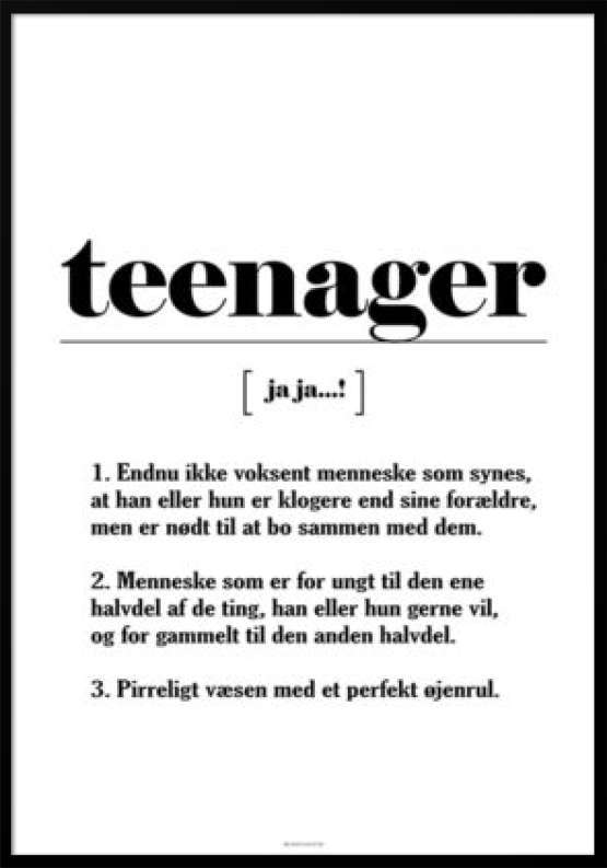 Teenager definition
