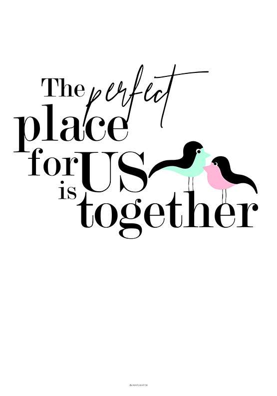 The perfect place - Birds plakat