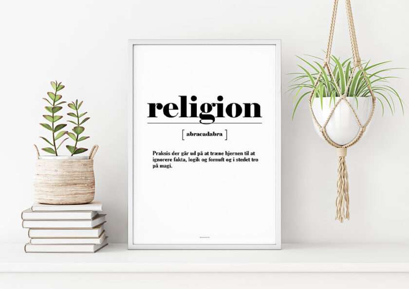 Sjov definition af religion