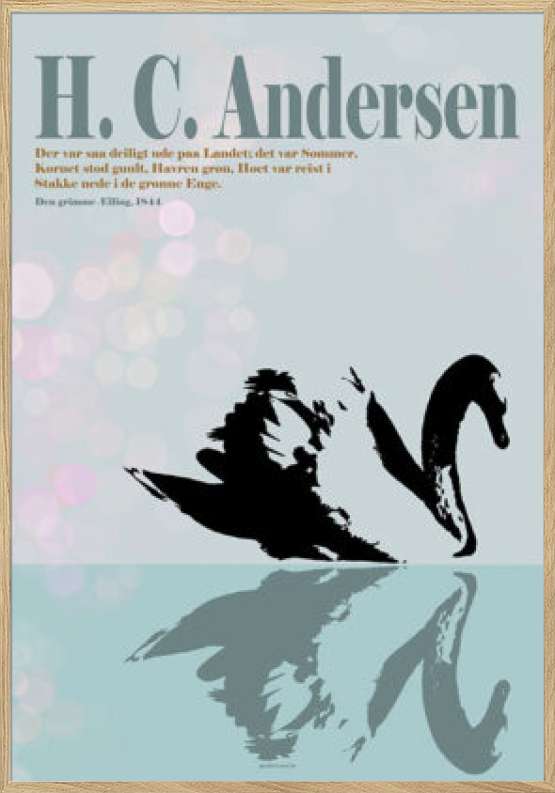 H. C. Andersen plakat - Den grimme ælling