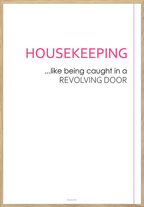 Citatplakat – Housekeeping