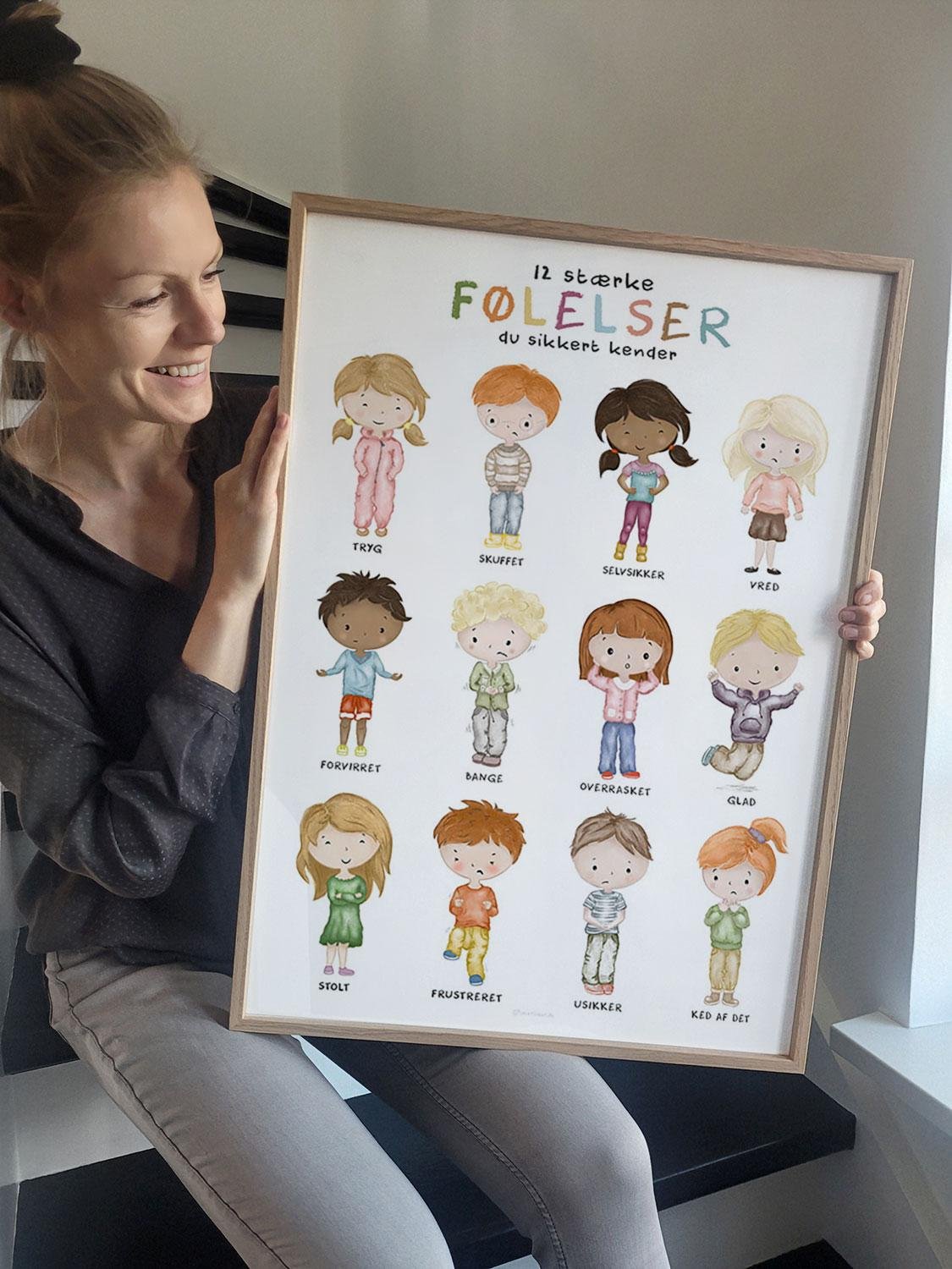 Plakat med følelser