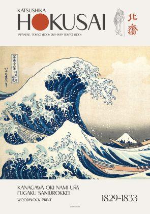 The Great Wave off Kanagawa - Katsushika Hokusai