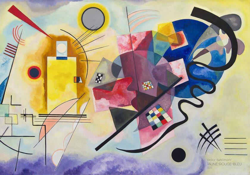 Vasily Kandinsky - Jaune-rouge-bleu