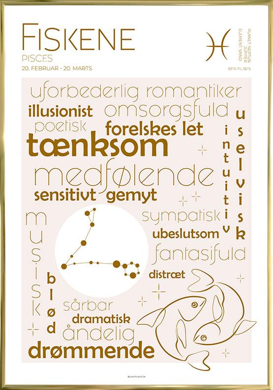 Stjernetegnplakat fiskene