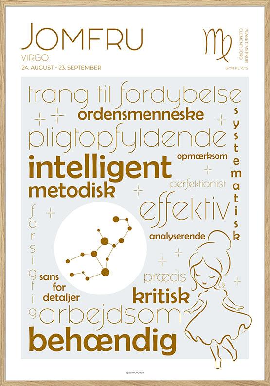 Stjernetegnplakat jomfruen