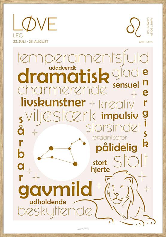 Stjernetegnplakat løven