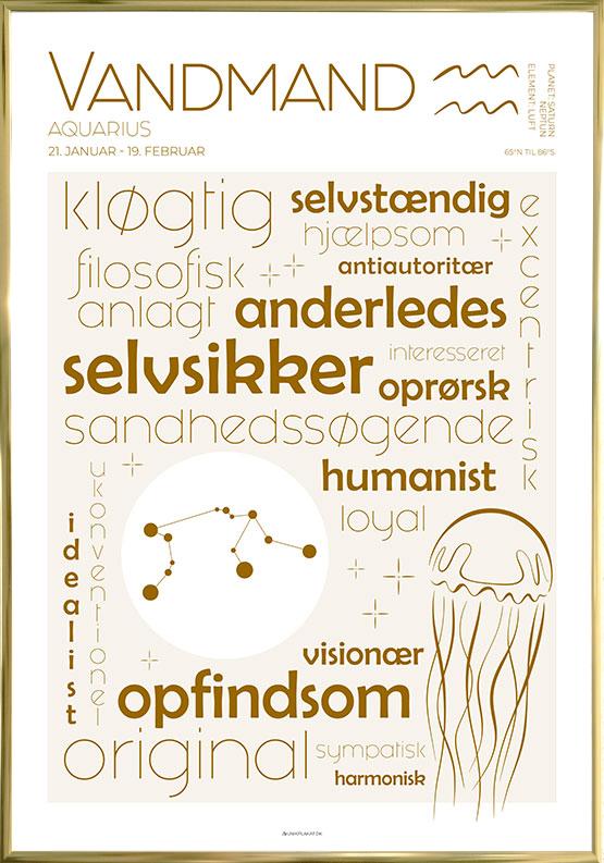Stjernetegnplakat vandmanden