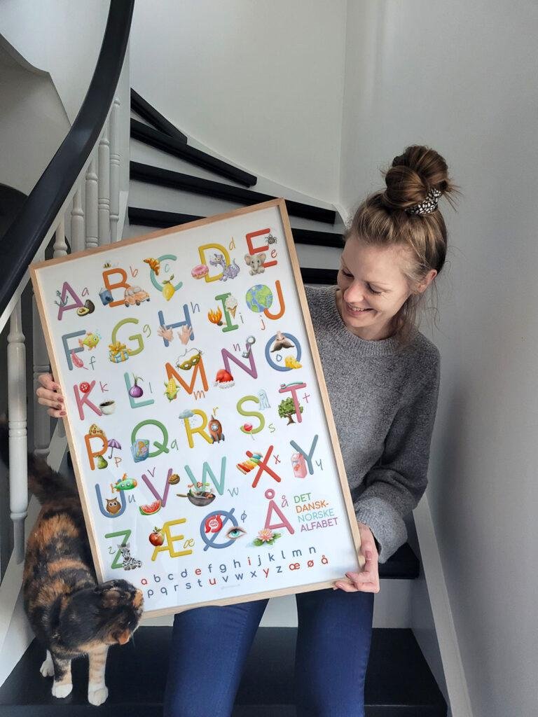 ABC plakat - Plakat med bogstaver og illustrationer