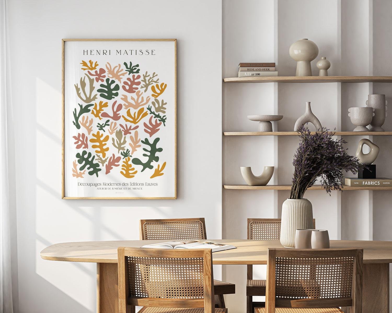 Matisse-inspireret plakat - Decoupages modernes des editions fauves