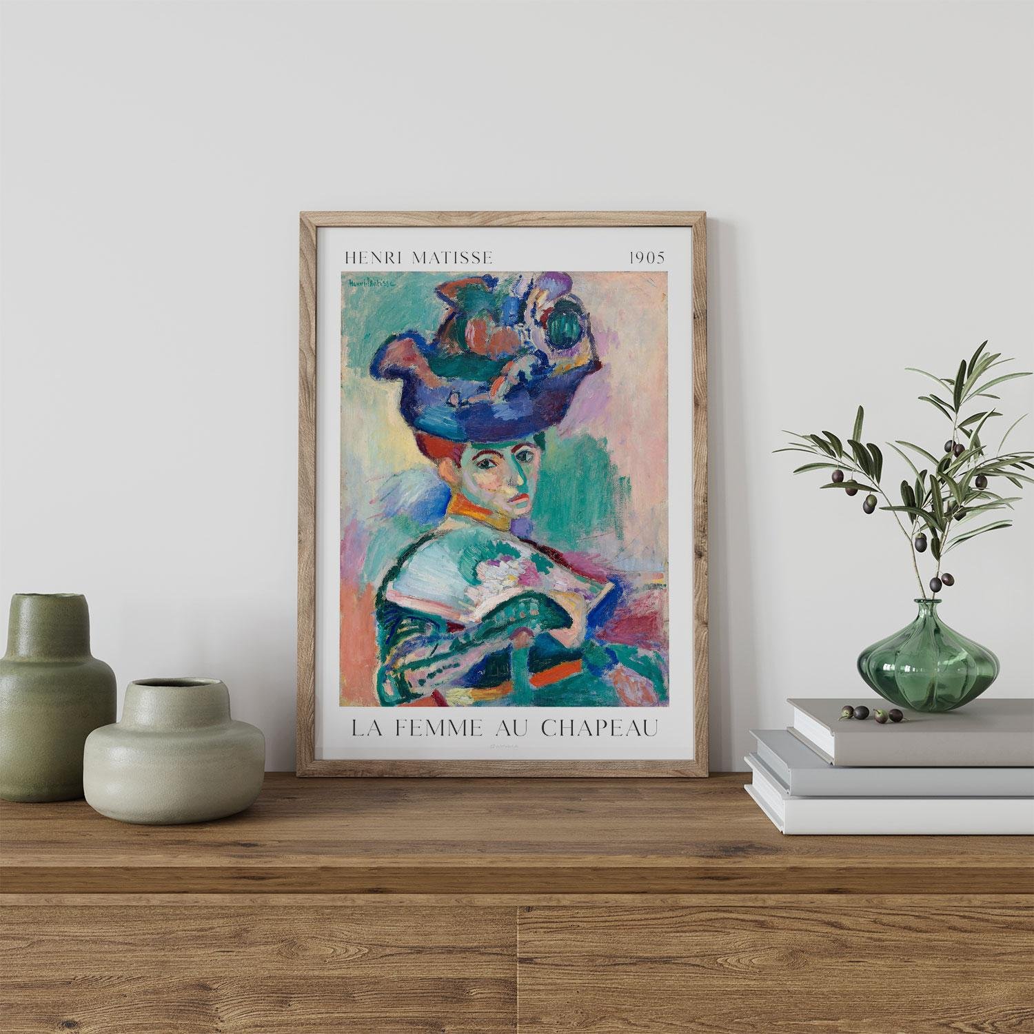 La Femme au Chapeau - af Henri Matisse