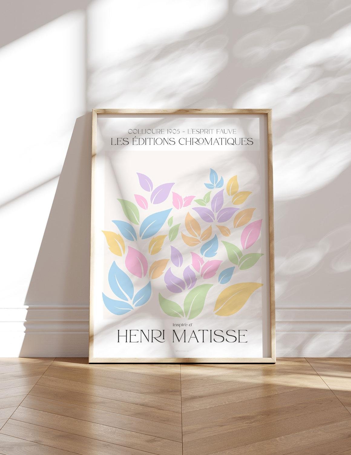 Matisse plakat - Pastel leaves