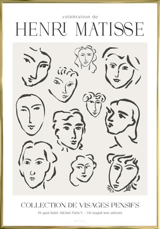 Inspired by Matisse - Female faces