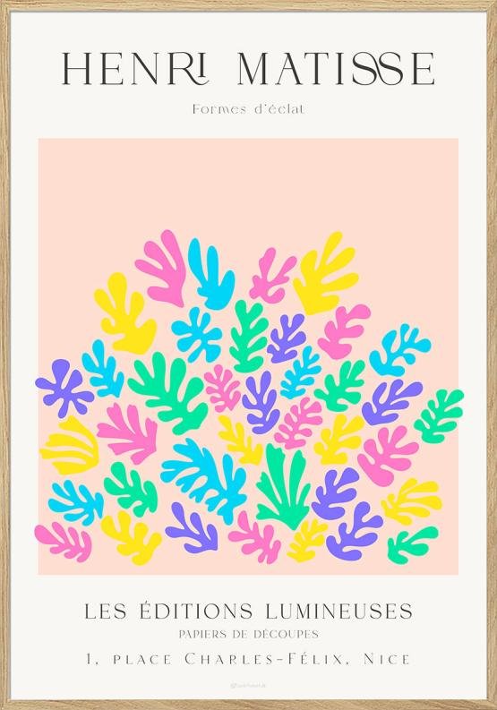 Matisse plakat - Formes de corail (flere farver)