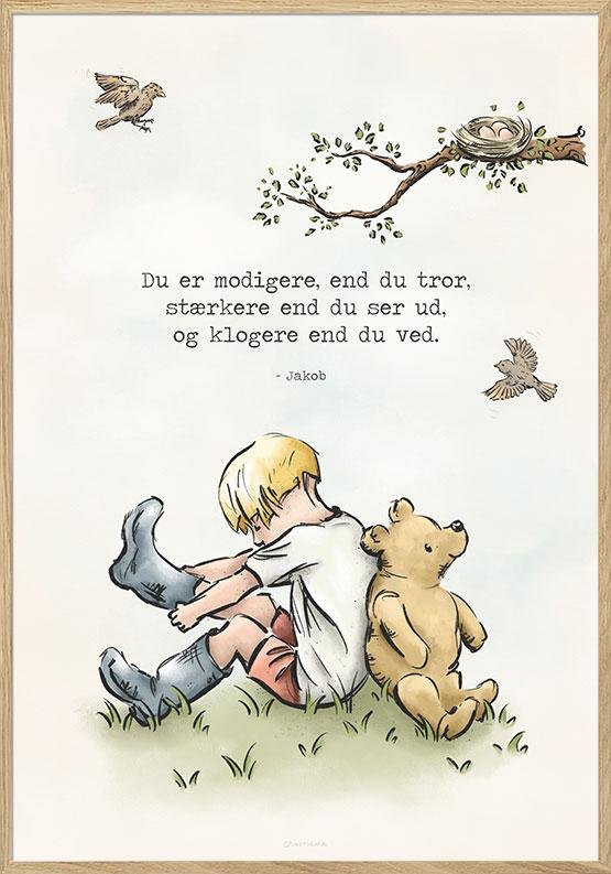Peter Plys plakat - Modigere end du tror