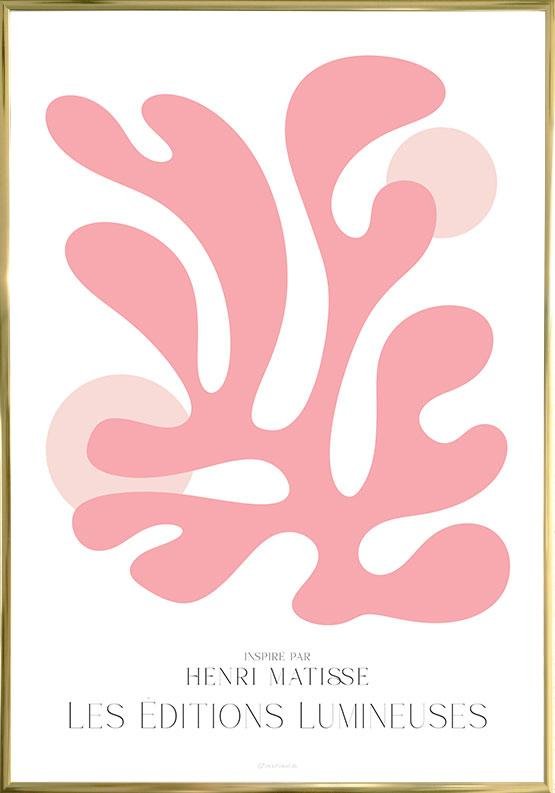 Henri Matisse inspireret plakat - Les éditions lumineuses