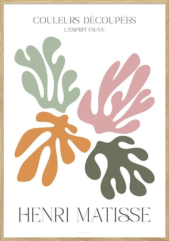 Pastelfarvet Matisse plakat - L'esprit fauve