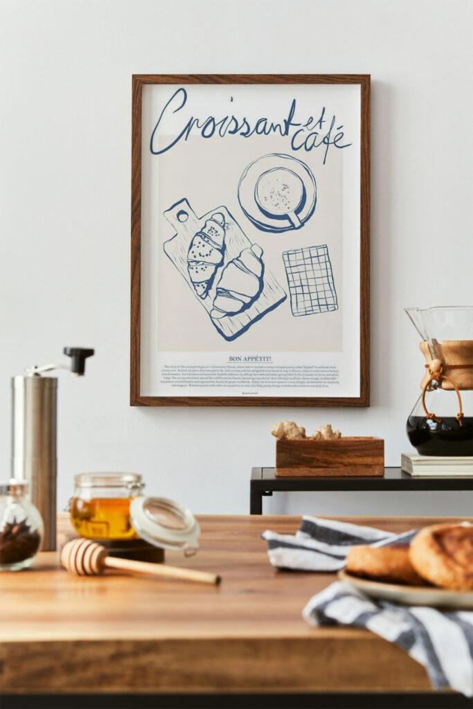 Croissant et café – hyggelig madplakat med fransk morgenbord