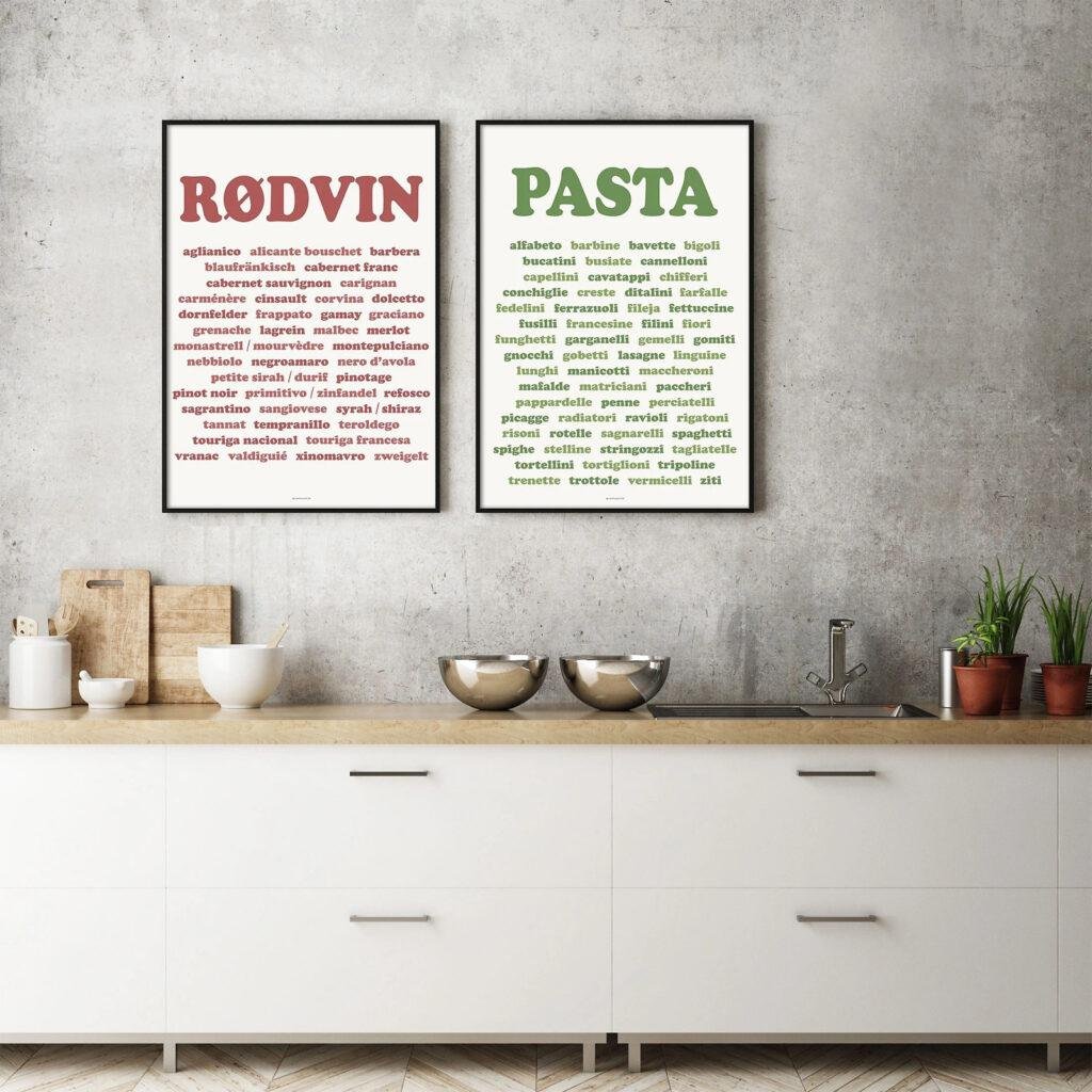 Hvilke mums posters skal op på din køkkenvæg? Her er 12 appetitlige ideer