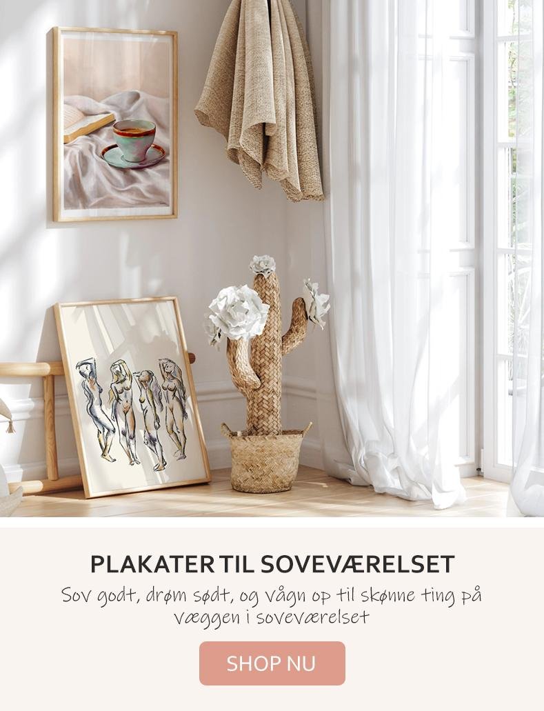 Plakater til soveværelset