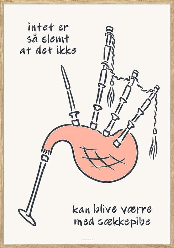 Tekstplakat - Intet er så slemt