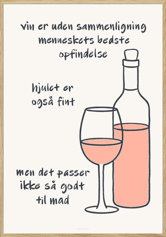 Sjov vinplakat - Den bedste opfindelse
