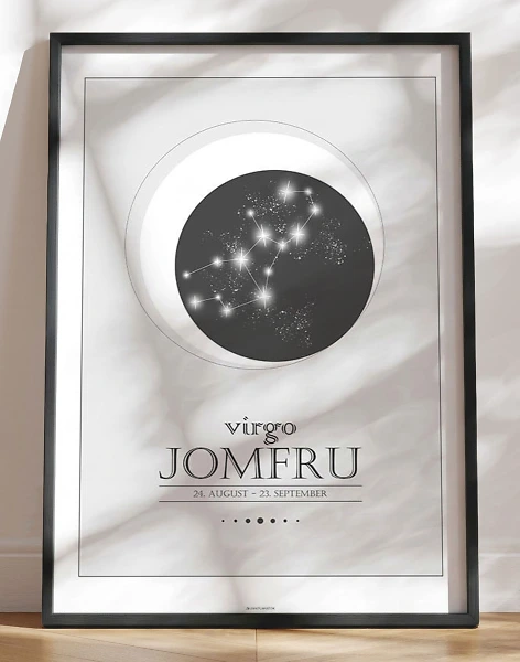Stjernetegnplakat jomfru