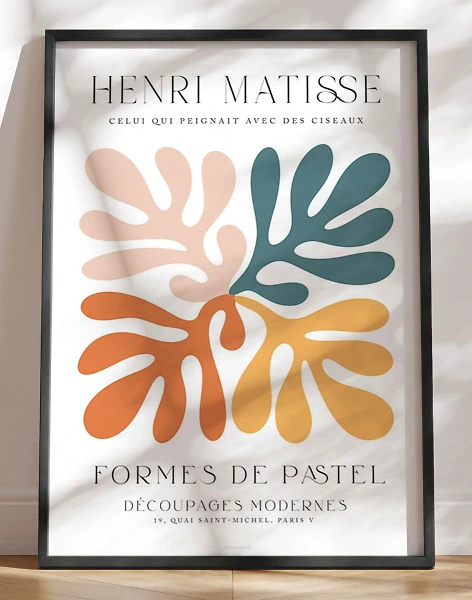 Henri Matisse plakat - Artiste découpé