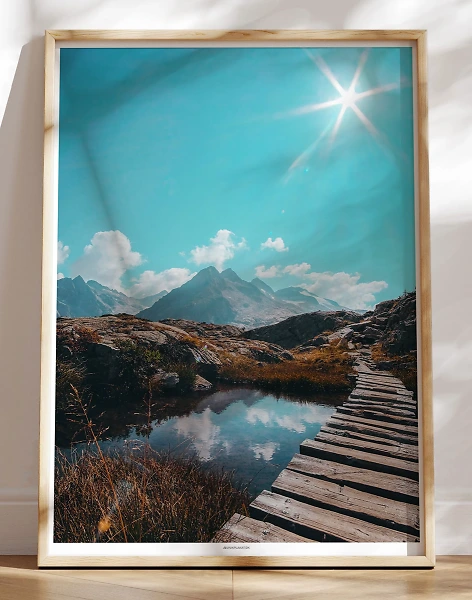 Fotoplakat - Path to nowhere