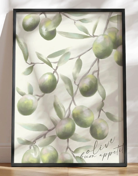 Madplakat - Oliven