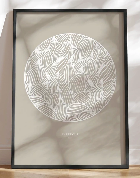 Papercut plakat no. 4