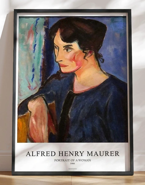 Allfred Henry Maurer - Portrait of a Woman