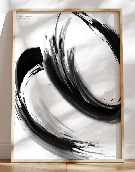 Kunstplakat - The Black Whole