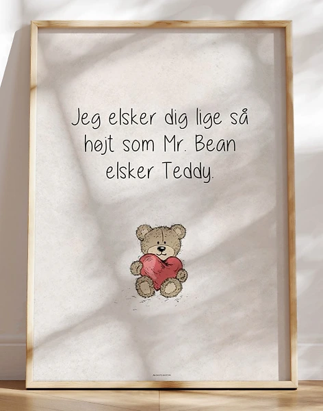 Sjovt kærlighedscitat - Mr. Bean