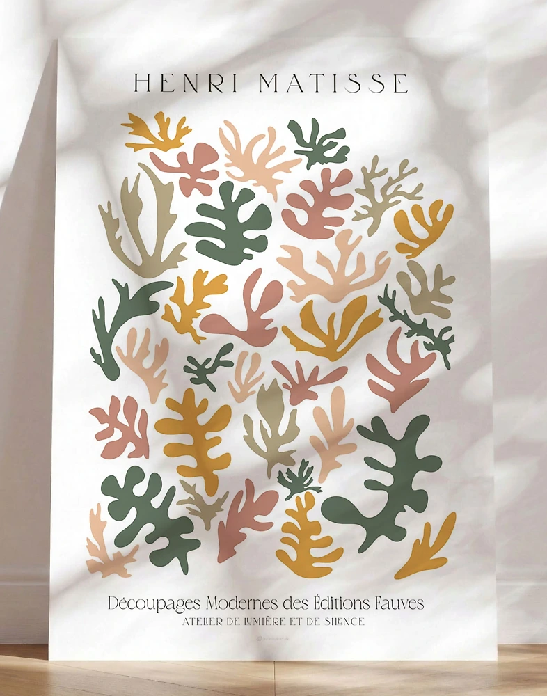 Matisse-inspireret plakat - Decoupages modernes des editions fauves