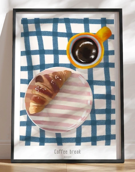Kaffeplakat - Coffee break