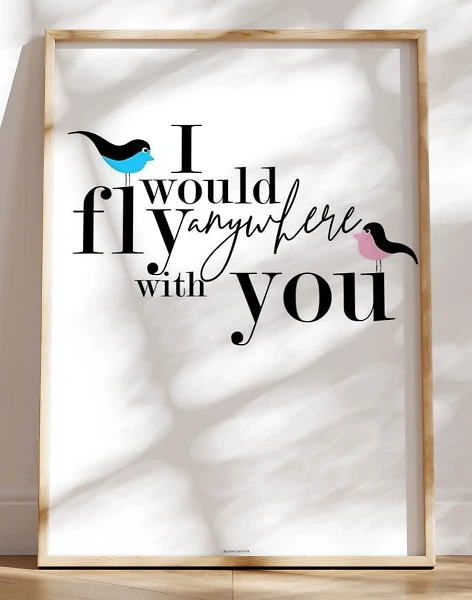 I would fly - Birds plakat