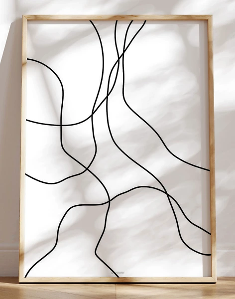 Lines - grafisk plakat