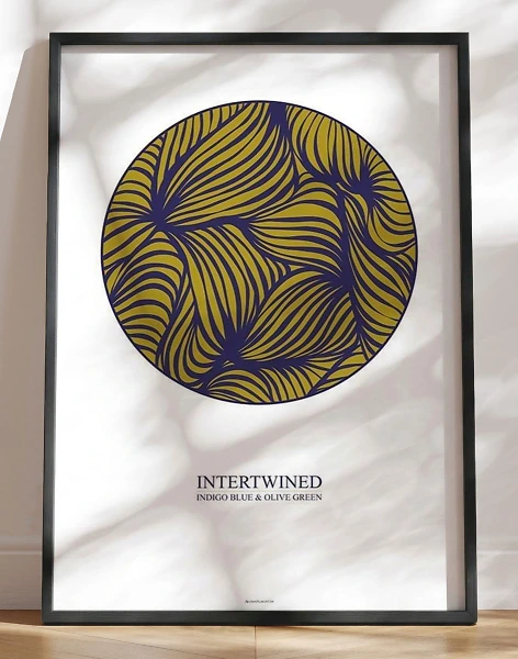 Intertwined - kunstplakat