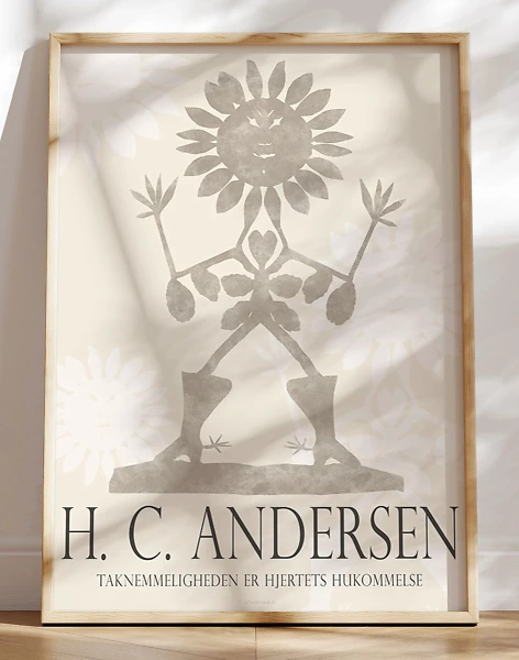 H. C. Andersen plakat - Solsikken
