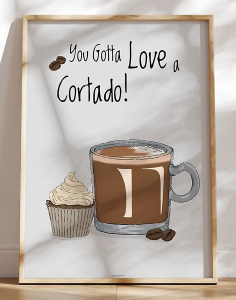 Kaffeplakat - Cortado