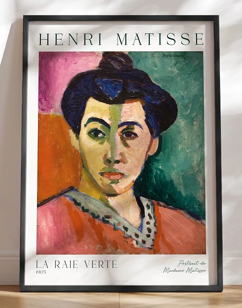 La Raie Verte (Portrait de Madame Matisse) - Henri Matisse plakat